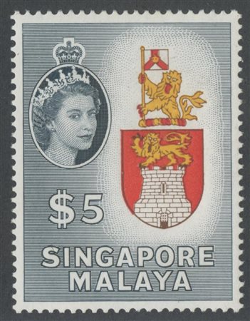 Malaysia-Singapor, 1953 N.38/52. Ottima qualità, MNH.