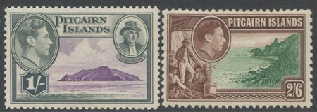 Pitcain Islands, 1940 N.1/8 MNH. Alcuni valori con 'bolle' nella gomma.