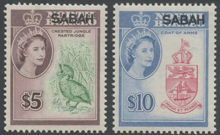 Sabah, 1964 N.408/423 (-414) MNH. Ottima qualità.