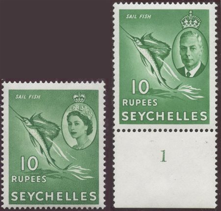 Seychelles, 1938 N.185/172, 174/188 MNH. Qualità media ottima.