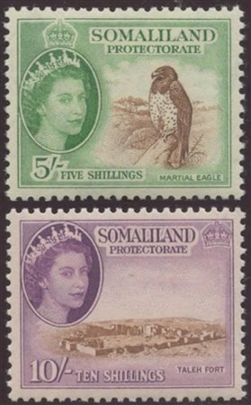 Somaliland, 1953 N.137/148 MNH. Ottima qualità.