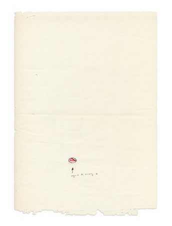 MARIO SCHIFANO (1934-1998) - Segno di energia, 1962