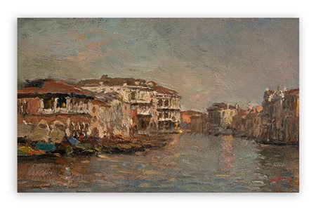 EMANUELE BRUGNOLI (1859-1944) - Senza Titolo (Venezia)