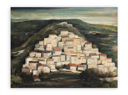 DOMENICO PURIFICATO (1915-1984) - Paesaggio di Lenola, 1935 circa