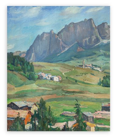 RAFFAELE DE GRADA (1885-1957) - Campo di Sopra - Cortina d'Ampezzo
