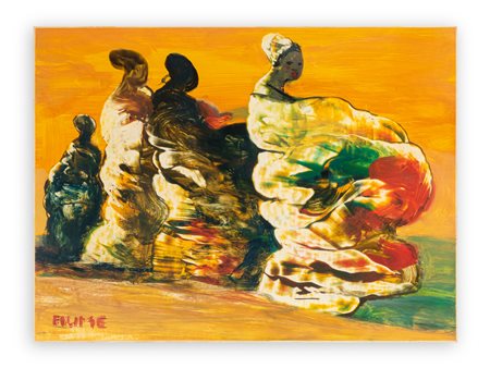 SALVATORE FIUME (1915-1997) - Somale al vento, 1974
