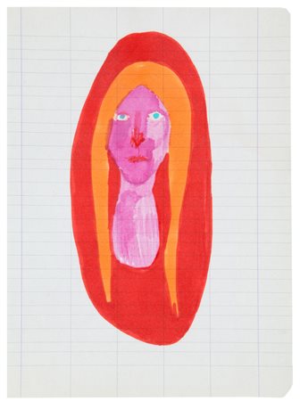 VANESSA BEECROFT (1969-) Senza titolo 1992 disegno a pennarello cm 20,5x14,8...