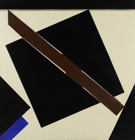 MAURO REGGIANI (1897-1980) Composizione n 22 1962 olio su tela cm 130x125...