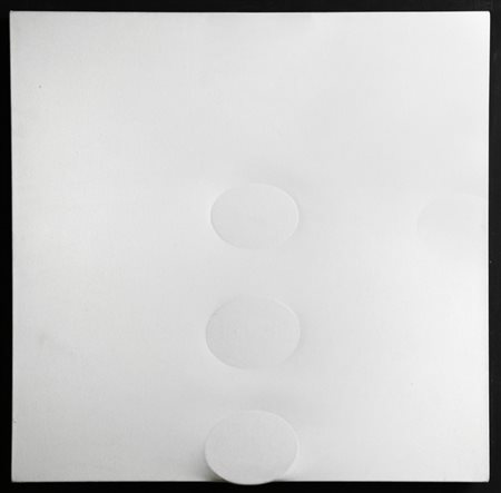 TURI SIMETI (1929-) Tre ovali bianchi 2002 acrilico su tela cm 80x80 inserito...