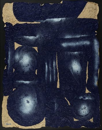 LADISLAW KIJNO (1921-) Senza titolo 1974 tecnica mista su tela cm 100x80...