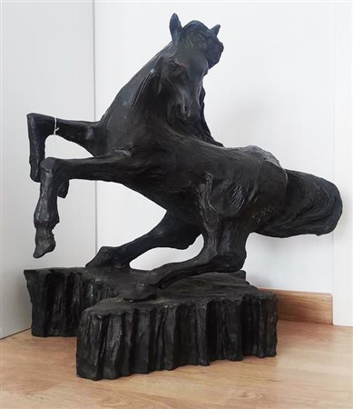 Aligi Sassu, E' una scultura non un cavallo, 1994