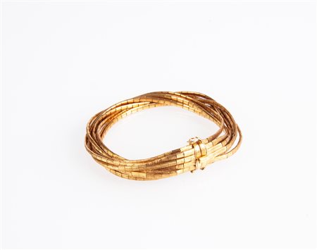  
Bracciale in oro a nove fili 
 Lunghezza cm 18