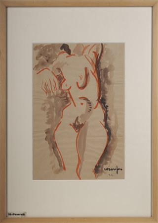 PEVERELLI CESARE (1922 - 2000) - Nudo di donna.