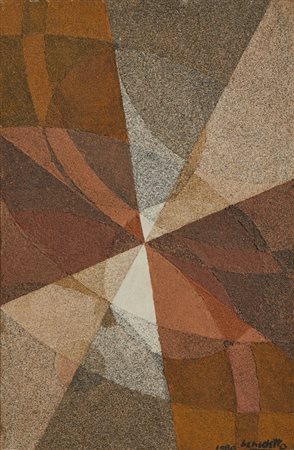 BENEDETTO ENZO (1905 - 1993) - Raggi (Elementi geometrici nello spazio).