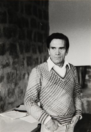 DINO PEDRIALI (1950-) Pier Paolo Pasolini, Chia (Viterbo) 1975 stampa ai sali...