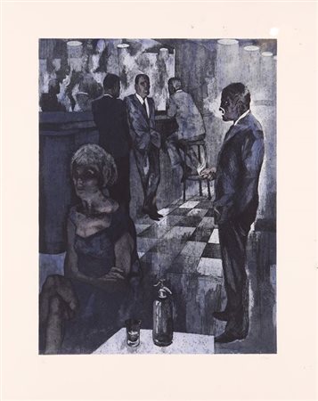 ALBERTO SUGHI, Interno di un Bar, 1997