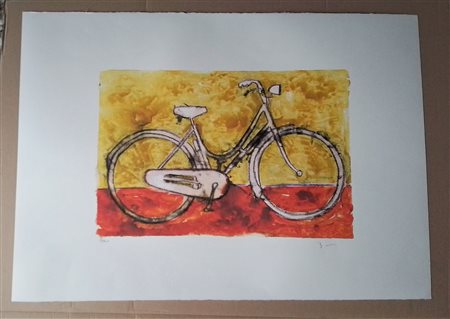 MARIO SCHIFANO, Bicicletta, 1985