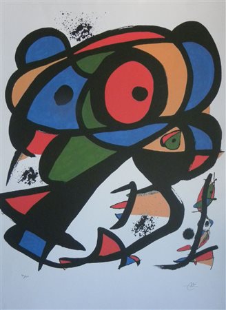 JOAN MIRO', Yeux Discrets, 80/90