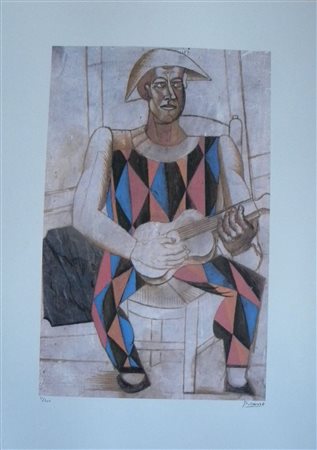 PABLO PICASSO, Pierrot