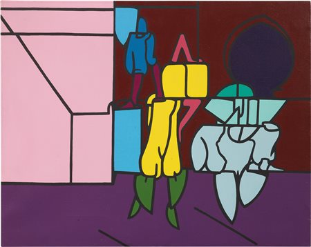 Valerio Adami, I giocolieri, 1969