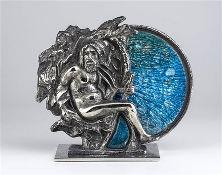 Scultura italiana in bronzo, argento e smalto - 1987, STUDIO DEL CAMPO 
