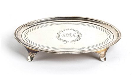 Salver inglese georgiano - Londra 1818, maestro argentiere GEORGE BECKWITH