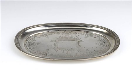 Salver russo in argento - Mosca, XIX secolo