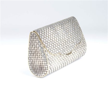 Clutch in oro e argento - anni '50 del XX sec, argentiere MARCHI LEONELLO per ANGELETTI Roma