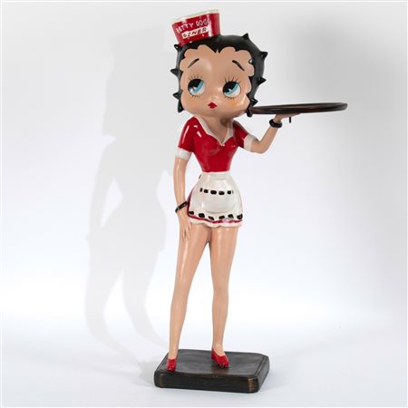 Statua Betty Boop cameriera.