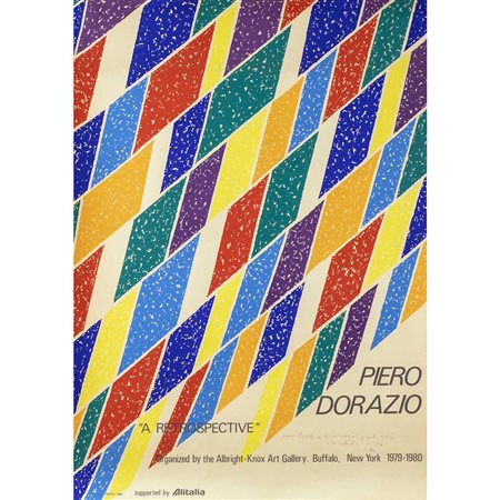 Piero Dorazio Roma 1927 - Perugia 2005 84x60 cm.