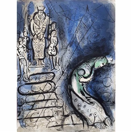 Marc Chagall Lezna 1887- Saint Paul de Vence 1985 35x26 cm.