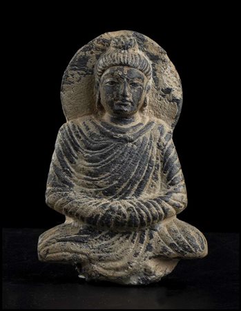 BUDDHA IN PIETRA  
stile Gandhara