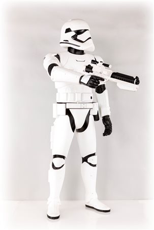 Grande figura interattiva di Stormtrooper, Star Wars, con suoni cm 124 h .