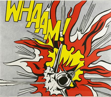 Da Roy Lichtenstein WHAAM stampa offset, cm 64x75 Pubblicato da TATE...