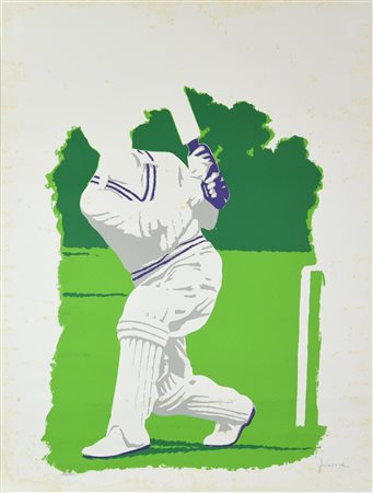 Daniele Fissore (1947 - 2017) CRICKET litografia, cm 70x50; es. 112/125...