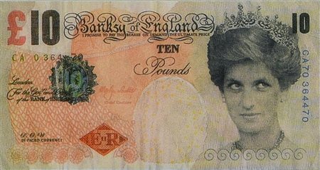 Banksy (1974) DI-FACEDTENNERS (BANKSY OF ENGLAND), 2004 stampa offset su...