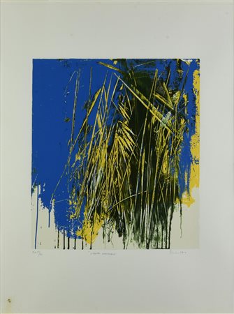 Antonio Pedretti AZZURRO AMAZZONIA, 2001 serigrafia, cm 80x60; es. p.a. 9/30...