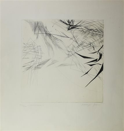 Francesco Franco (1924 - 2018) VARIAZIONI, 1968 acquaforte-acquatinta, cm...