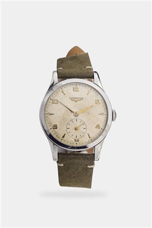 LONGINES<BR>Mod. “Sollo Tempo”, ref. 6118\2, anni '40