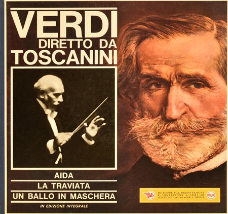 LP 33 GIRI Lotto di 8 dischi: Verdi, diretto da Toscanini
