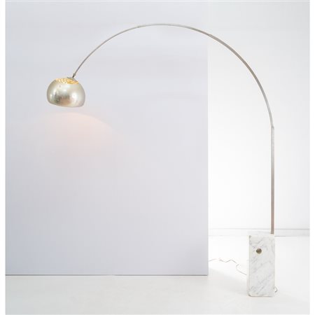 ACHILLE E PIER GIACOMO CASTIGLIONI, Lampada terra mod. “Arco”