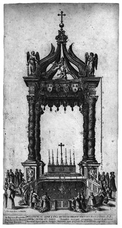 Bracelli, Giovanni Battista(attivo a Firenze e Roma 1616 - 1649)L'ALTARE DI...