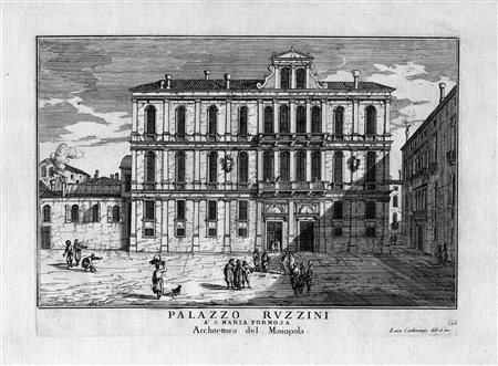 Carlevarijs, Luca(Udine 1663 - Venezia 1730)PALAZZO RUZZINI A SANTA MARIA...