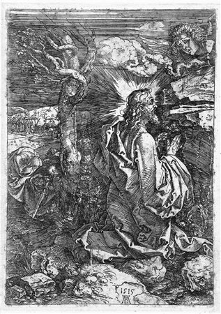 Dürer, Albrecht(Norimberga 1471 - 1528)CRISTO NELL'ORTO DEGLI ULIVI....