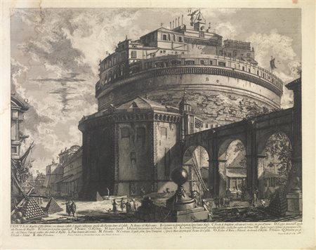 Piranesi, Giovanni Battista(Mogliano Veneto 1720 - Roma 1778)VEDUTA DI CASTEL...