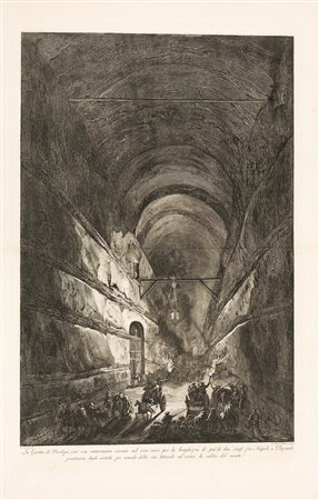 Piranesi, Francesco(Roma 1758 - Parigi 1810)LA GROTTA DI POSILLIPO....