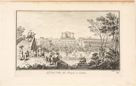 [da] Zocchi, Giuseppe(Firenze 1717 - 1767)LA REAL VILLA DI POGGIO A...