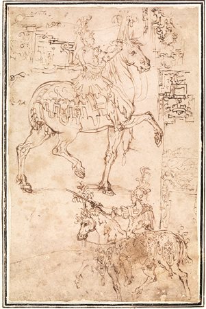 [cerchia di] Buontalenti, Bernardo(Firenze 1531 - 1608)BOZZETTO PER APPARATO...