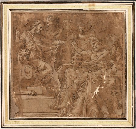 [attribuito a] Campi, Bernardino(Cremona 1522 - Reggio Emilia 1591)SCENA...