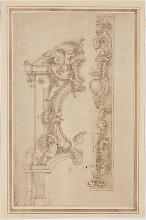 Colonna, Angelo Michele(Cernobbio 1604 - Bologna 1687)STUDI PER BORDURE...